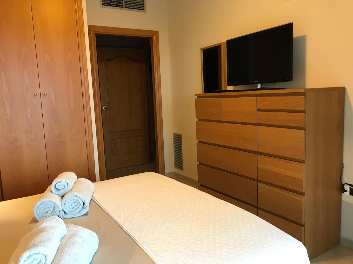 Precioso Atico En Complejo Residencial Con Piscina Apartment Sant Carles De La Rapita Ngoại thất bức ảnh
